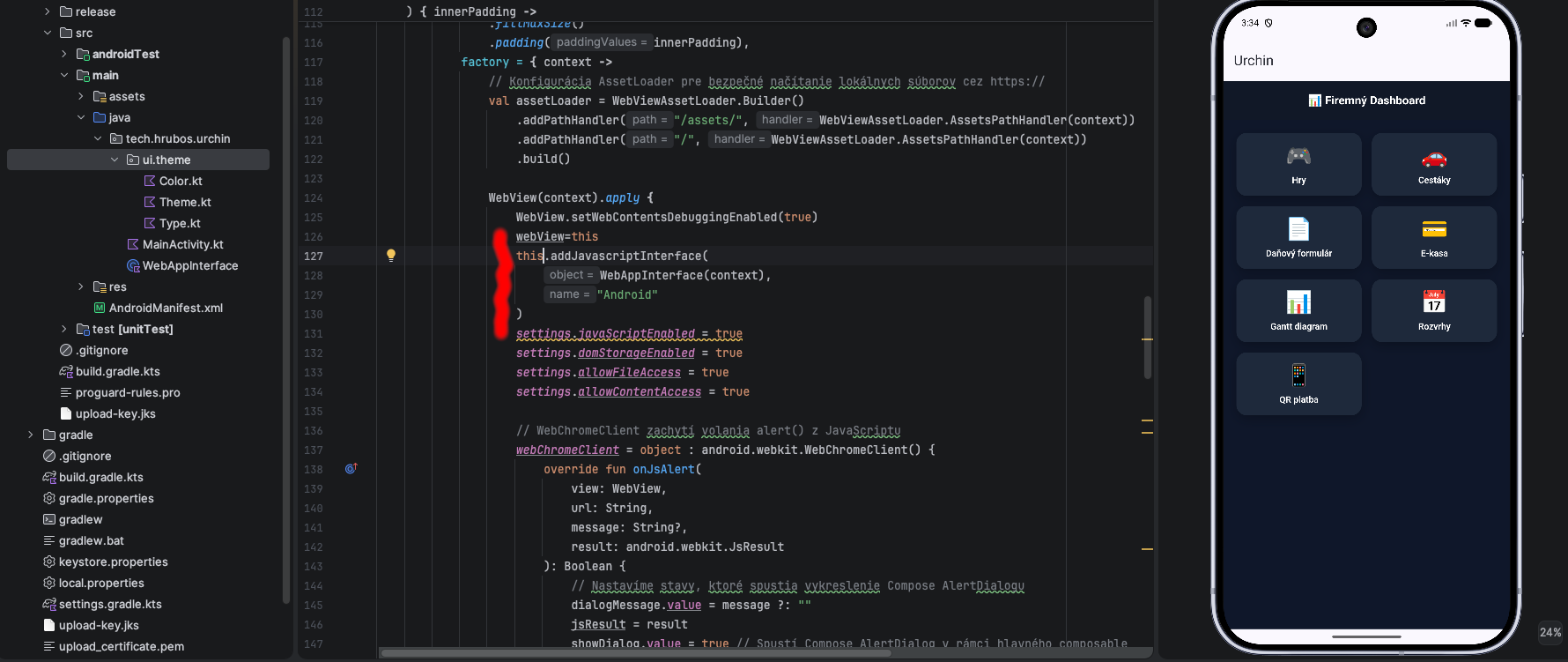 Okay, dnes by sme začali pretvárať CodeName Urchin/Nezbedník na appku kompatibilnú pre Android 10+